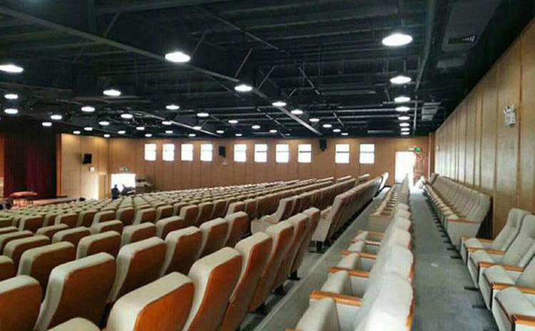 山東淄博報(bào)告廳防火木質(zhì)吸音板聲學(xué)工程