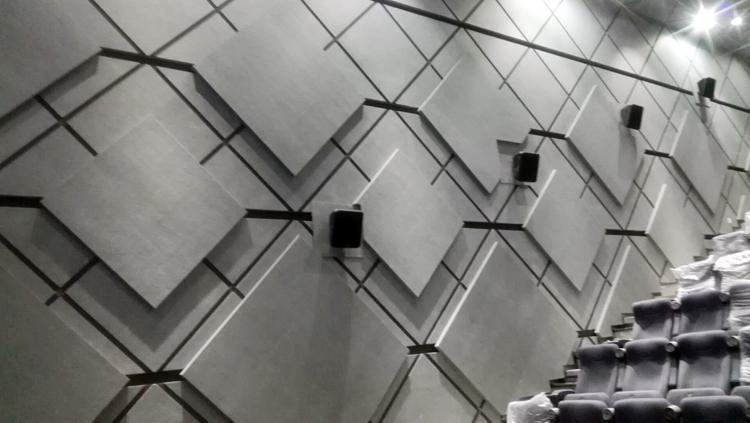 山東菏澤電影院聚酯吸音板聲學工程